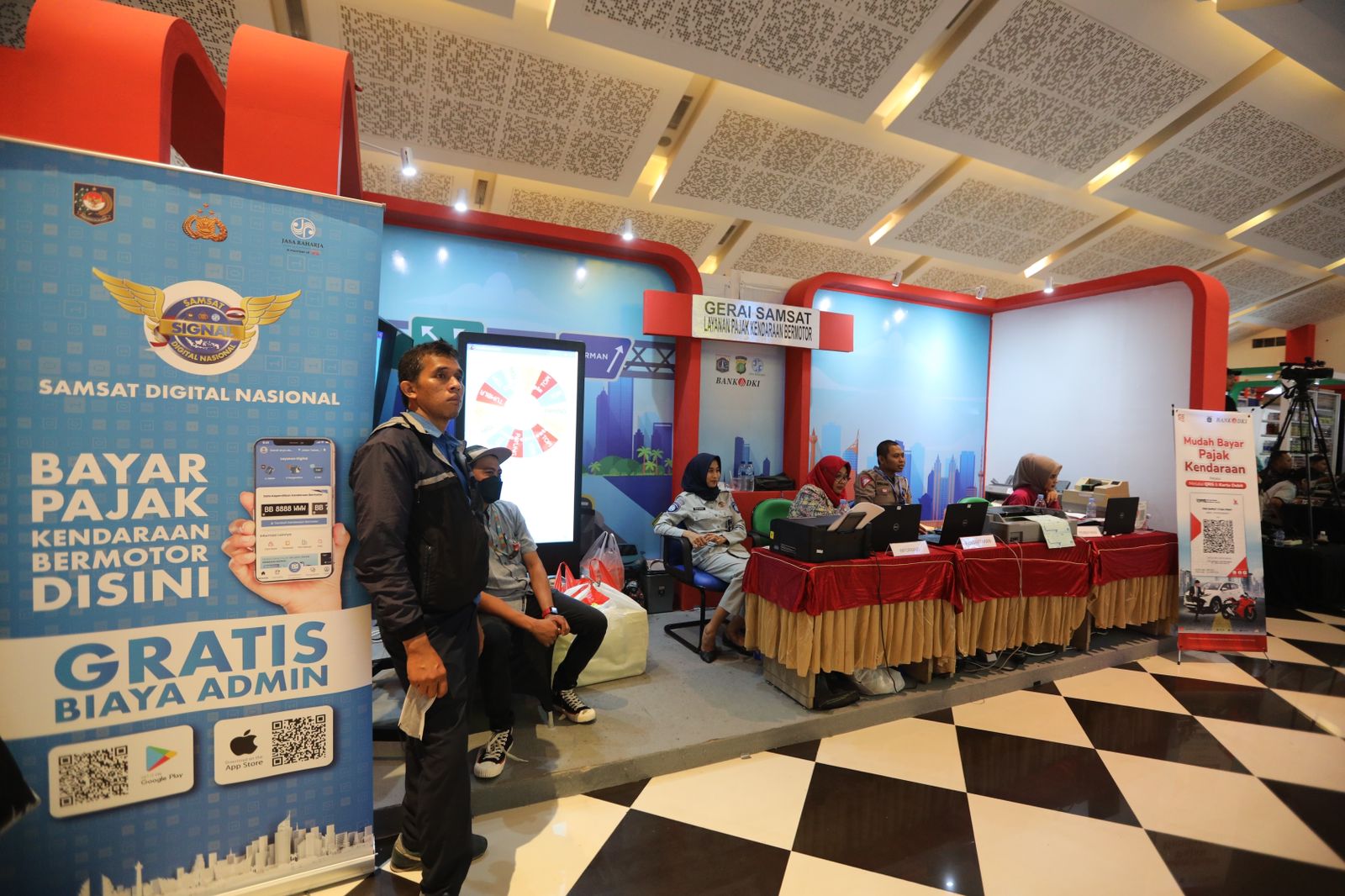 Gerai Samsat di Jakarta Fair