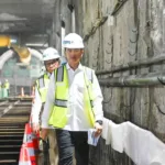 Wapres Gibran Cek Proyek MRT Sawah Besar–Harmoni, Progres Hampir 60 Persen
