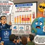 WMO: Dunia Terancam Pecahkan Rekor Suhu Panas Baru hingga 2030