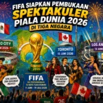 FIFA Siapkan Pembukaan Spektakuler Piala Dunia 2026 di Tiga Negara