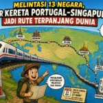 Melintasi 13 Negara, Jalur Kereta Portugal-Singapura Jadi Rute Terpanjang Dunia