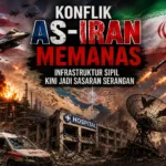 Konflik AS-Iran Memanas, Infrastruktur Sipil Kini Jadi Sasaran Serangan